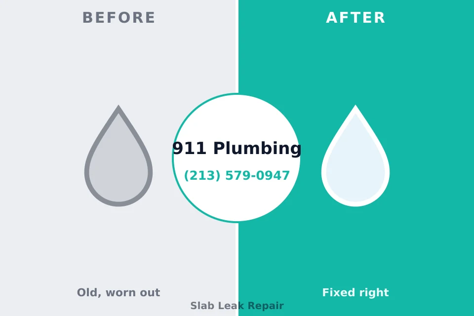 Before and after: plumbing repair Crystal River, FL